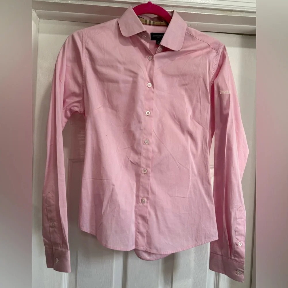 Burberry Light Pink Shirt - Picture 3 of 11